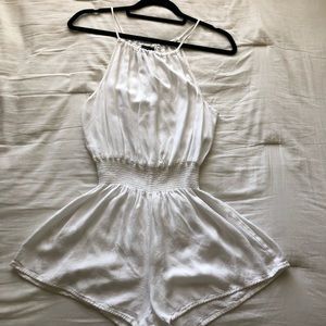 White Forever 21 romper